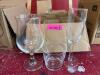 (3) BOXES OF ASSORTED GLASSES AS SHOWN