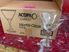 (12) MARTINI GLASSES