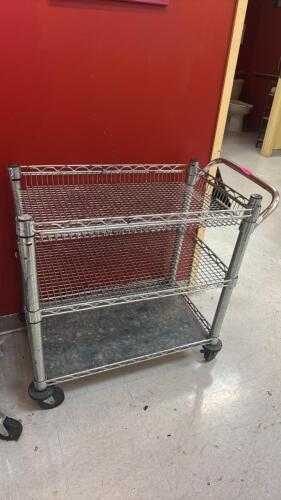 (1) 3 TIER UTILITY CART