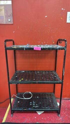 (1) 3 TIER SHELF