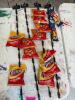 (4) SNACK HANGERS WITH ASSORTED SNACKS