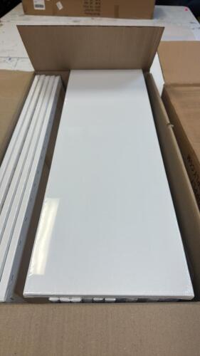 (1) LOT OF LARGE BLANK CANVASES