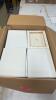 (1) LARGE BOX OF SMALL BLANK CANVASES
