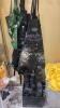 (1) ASSORTED LOT OF PAINTING APRONS, REUSABLE CUPS, AND CLEANING CLOTHS