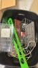 (2) ASSORTED BINS OF OFFICE SUPPLIES AND DECOR - 2