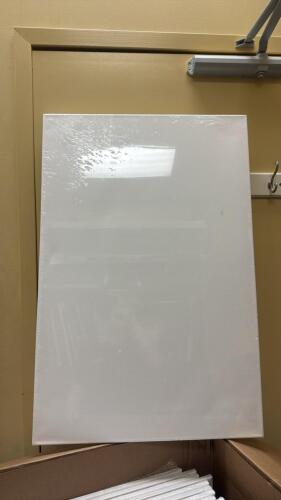 (1) BOX OF BLANK CANVAS