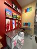 (1) ASSORTED LOT OF PAINTED AND DRAWN ON CANVASES