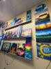 (1) ASSORTED LOT OF PAINTED CANVAS