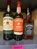 (3) ASSORTED BOTTLES OF JACK DANIEL'S, JAMESON & JAMESON ORANGE WHISKEY