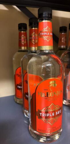 (3) MR. BOSTON TRIPLE SEC LIQUEUR