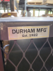 (1) DUAL-LATCH WELDED MESH SECURITY CART WITH FIXED SHELVES - 2