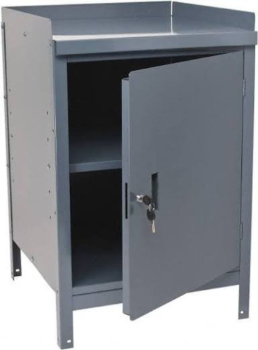 (1) STORAGE CABINET / WORK TABLE
