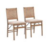(1) SET OF (2) FOLDING CHAIRS