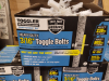 (3) BOXES OF (100) TOGGLE ANCHORS - 2