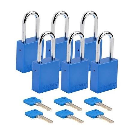 (6) LOCKOUT PADLOCK