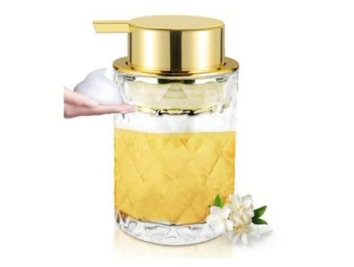 (1) GLASS FOAMING SOAP DISPENSER
