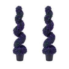 (1) SET OF (2) ARTIFICIAL TOPIARY TREES