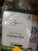 (1) SET OF (2) PANELS OF CURTAINS - 2
