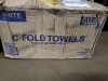 (1) BOX OF (500) C-FOLD TOWELS - 3