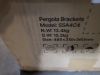 (1) SET OF PERGOLA BRACKETS - 3