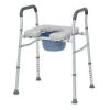 (1) ADJUSTABLE TOILET WITH BEDPAN AND SAFETY RAILS