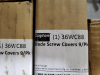 (2) BOXES OF (9) BLADE SCREW COVERS - 2