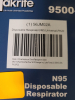 (4) PACKS OF (20) DISPOSABLE RESPIRATOR - 2