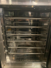STAINLESS STEEL 6-TRAY ELECTRIC BAKERY DOUGH PROOFER / PROOFING CABINET WITH HUMIDITY AND TEMPERATURE CONTROLS, GLASS DOOR, AND ADJUSTABLE PAN RACKS. - 3