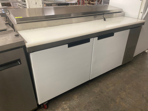 AFSID 2-DOOR MEGA TOP PREP TABLE REFRIGERATOR