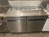 ARCTIC AIR AST48R 2-DOOR SANDWICH / SALAD PREP TABLE REFRIGERATOR - 4