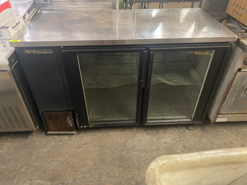 TRUE TBB-2G 2-GLASS DOOR BACK BAR REFRIGERATOR