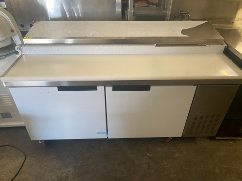 AFSID 2-DOOR MEGA TOP PREP TABLE REFRIGERATOR