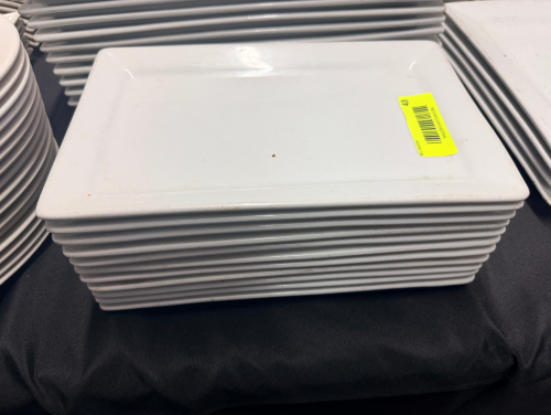 (10) 11" X 7" CHINA PLATES