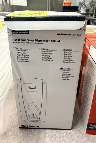 (2) AUTO FOAM SOAP DISPENSERS