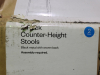 (1) SET OF (2) COUNTER HEIGHT BAR STOOLS - 5