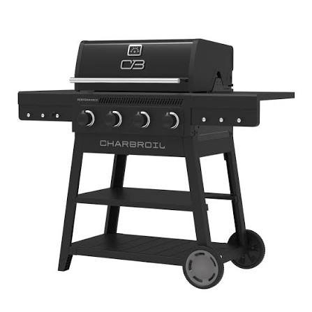 (1) 4-BURNER GAS GRILL WITH SIDE BURNER