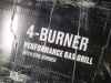 (1) 4-BURNER GAS GRILL WITH SIDE BURNER - 2