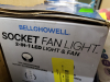 (1) SOCKET FAN LIGHT - 4
