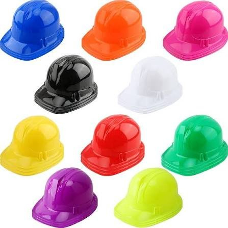 (1) BOX OF APPROX (10) HARD HATS