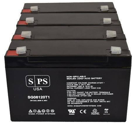 (2) NON SPILLABLE LEAD ACID BATTERY