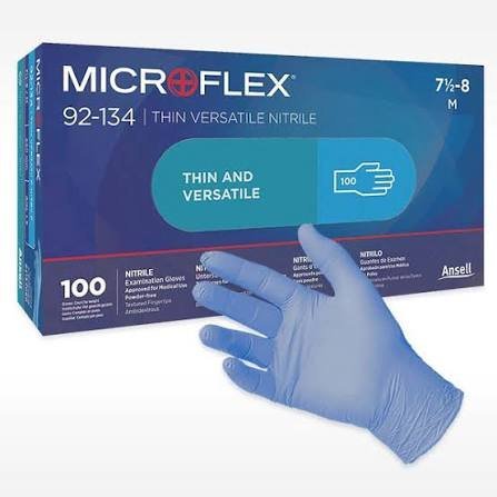 (3) BOXES OF (100) NITRILE GLOVES