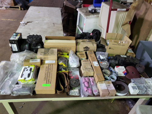 (1) TABLE OF MISC ITEMS