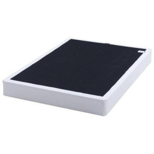 DESCRIPTION: (1) HALF-FOLD METAL BOX SPRING BRAND/MODEL: MAINSTAYS/MS2601008911 INFORMATION: BLACK STEEL/SUPPORTS UP TO 1200 LBS RETAIL$: 179.00 SIZE: