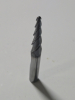 (2) SOLID CARBIDE TAPER, BALL END MILL