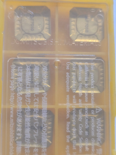 (10) CARBIDE MILLING INSERTS