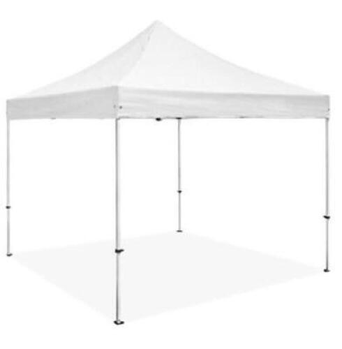 DESCRIPTION: (1) EZ-POP CANOPY BRAND/MODEL: IMPACT TENT/040110001 INFORMATION: WHITE/5-ADJUSTMENTS RETAIL$: 229.00 SIZE: 10' X 10' QTY: 1