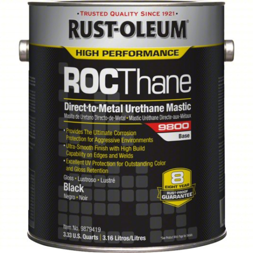 (1) BLACK URETHANE MASTIC