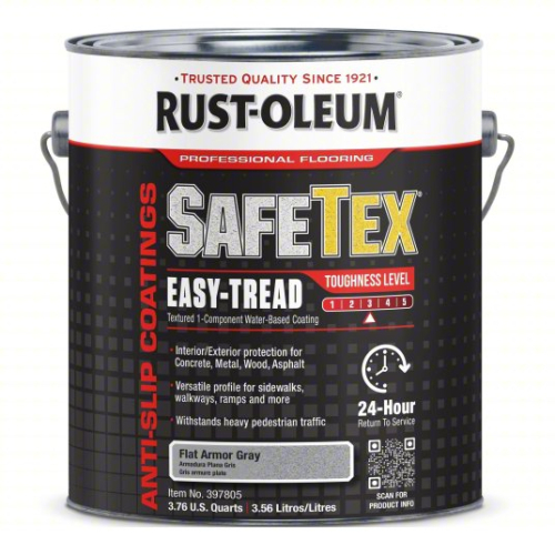 (1) FLAT ARMOR GRAY FLOOR COATING