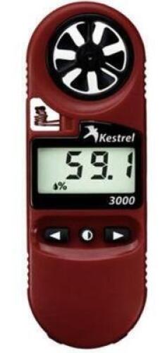 DESCRIPTION: (1) HANDHELD WEATHER METER BRAND/MODEL: KESTREL/0830 INFORMATION: RED/FACTORY AUTHORIZED DEALER RETAIL$: 159.00 QTY: 1