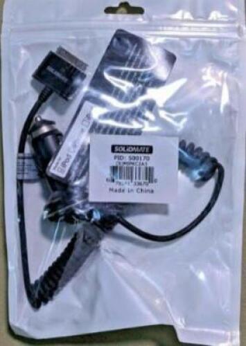DESCRIPTION: (1) CAR CHARGER BRAND/MODEL: MONOPRICE/MIPKC2A3 INFORMATION: FOR IPOD, IPHONE & IPAD/30-PIN RETAIL$: 23.39 QTY: 1